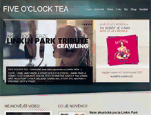 Tablet Screenshot of fiveoclocktea.com